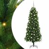 vidaXL Kar&aacute;csonyfa 300 LED-del &aacute;llv&aacute;nnyal Z&ouml;ld 240 cm PE