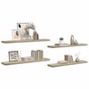 vidaXL 4 db t&ouml;lgysz&iacute;nű MDF lebegő fali polc 120 x 23,5 x 3,8 cm