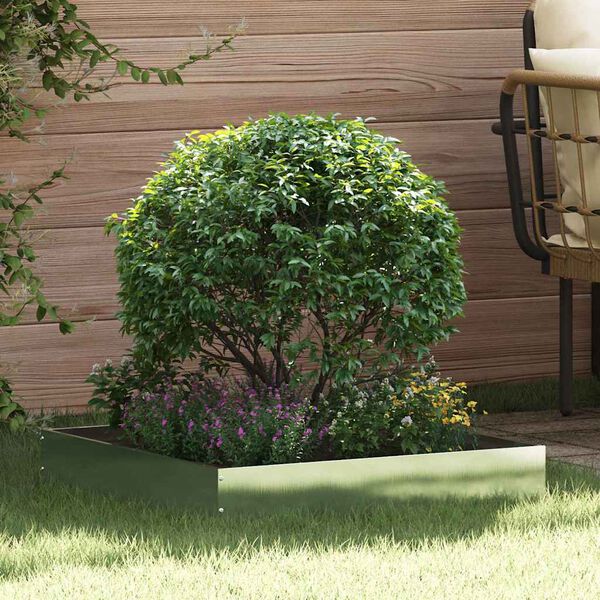 vidaXL Fűszeg&eacute;lyez&eacute;s 6 pcs Ez&uuml;st 60 x 60 x 13 cm Rozsdamentes ac&eacute;l