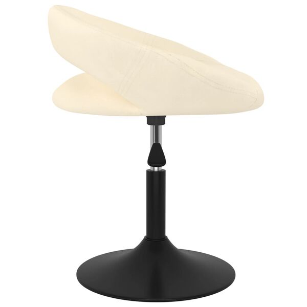 vidaXL 4 db kr&eacute;msz&iacute;nű b&aacute;rsony forg&oacute; &eacute;tkezősz&eacute;k