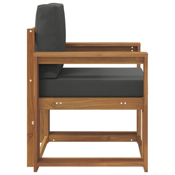 vidaXL K&uuml;lt&eacute;ri kanap&eacute; T&ouml;m&ouml;r ak&aacute;cfa &eacute;s poli&eacute;szter Term&eacute;szetes