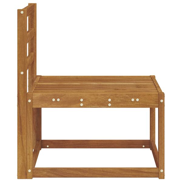 vidaXL K&uuml;lt&eacute;ri k&ouml;z&eacute;pső kanap&eacute; T&ouml;m&ouml;r Ak&aacute;cfa Term&eacute;szetes 59 x 63 x 73 cm