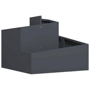 vidaXL Kerti cser&eacute;p Antracitsz&uuml;rke 60 x 60 x 50 cm