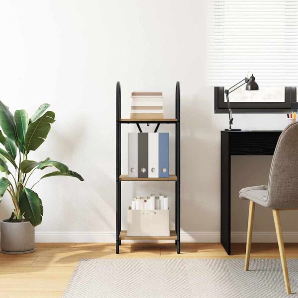 vidaXL K&ouml;nyvespolc Artisan t&ouml;lgy 40 x 30 x 109 cm Faanyag