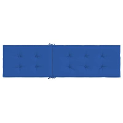 vidaXL királykék nyugágypárna (75+105) x 50 x 3 cm