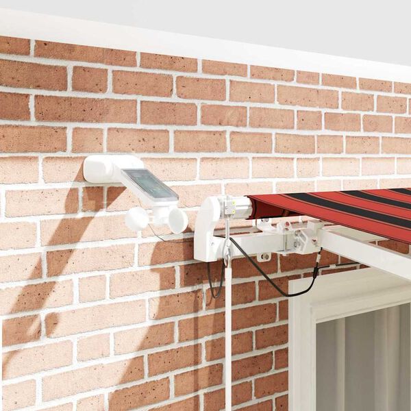 vidaXL Beh&uacute;zhat&oacute; napellenző Narancs &eacute;s Barna 300 x 250 cm