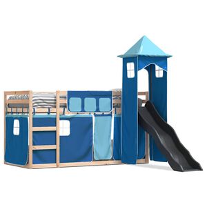 vidaXL k&eacute;k emeletes &aacute;gy cs&uacute;szd&aacute;val &eacute;s f&uuml;gg&ouml;nnyel 80 x 200 cm
