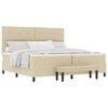 vidaXL Boxrug&oacute;s &aacute;gy fejt&aacute;ml&aacute;val Kr&eacute;m 200 x 200 cm sz&ouml;vet