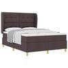 vidaXL Boxrug&oacute;s &aacute;gy fejt&aacute;ml&aacute;val S&ouml;t&eacute;t Barna 200 x 140 cm sz&ouml;vet