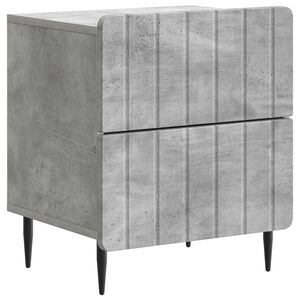 vidaXL &Eacute;jjeliszekr&eacute;ny Betonsz&uuml;rke 43 x 34,5 x 49,5 cm Szerelt Fa
