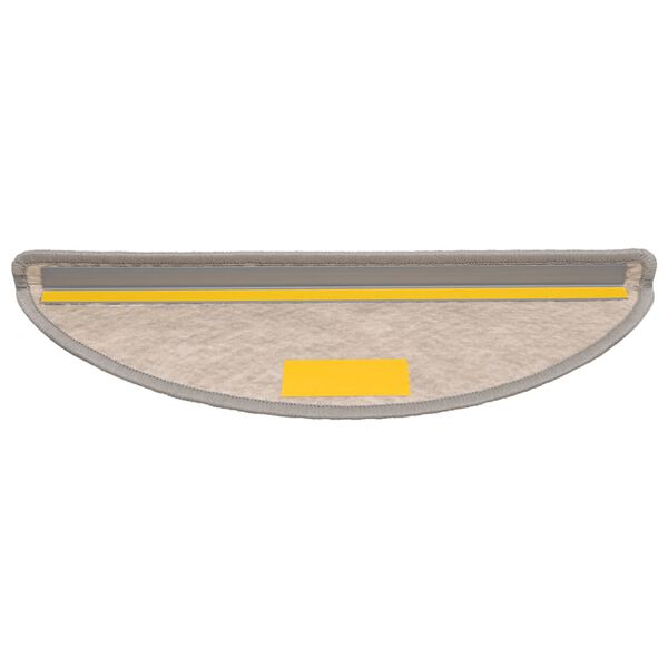 vidaXL 30 db ez&uuml;st l&eacute;pcsőszőnyegek &ouml;ntapad&oacute;s sziz&aacute;l kin&eacute;zetű 56x17x3cm