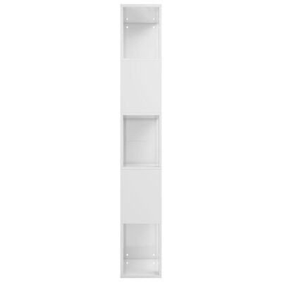 vidaXL magasfényű fehér könyvszekrény/térelválasztó 45 x 24 x 159 cm