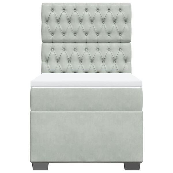 vidaXL vil&aacute;gossz&uuml;rke b&aacute;rsony rug&oacute;s &aacute;gy matraccal 100 x 200 cm