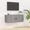 vidaXL sz&uuml;rke sonoma sz&iacute;nű fali TV-szekr&eacute;ny 100x34,5x40 cm