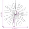 vidaXL 2 db kar&aacute;csonyi meleg feh&eacute;r csillagf&eacute;ny 140 db LED 17 cm