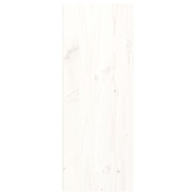 vidaXL fehér tömör fenyőfa faliszekrény 30 x 30 x 80 cm