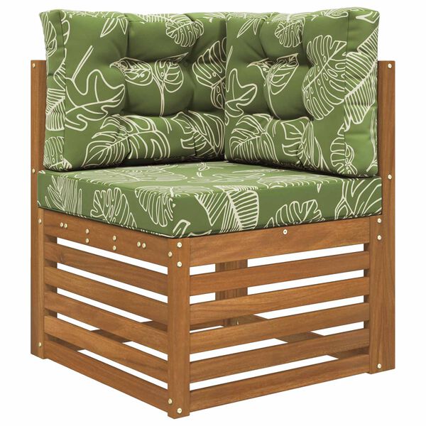 vidaXL K&uuml;lt&eacute;ri kanap&eacute; p&aacute;rna 3 pcs Lev&eacute;lminta Poli&eacute;szter