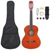 vidaXL 8 r&eacute;szes klasszikus git&aacute;rszett kezdőknek 3/4 36"