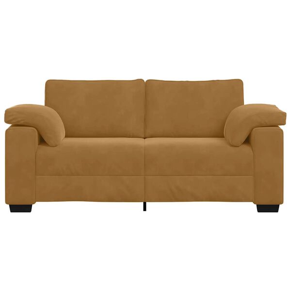 vidaXL barna b&aacute;rsony loveseat kanap&eacute; 140 cm