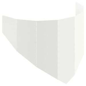 vidaXL Fűszeg&eacute;lyez&eacute;s 100 x 45 cm Ac&eacute;l Feh&eacute;r