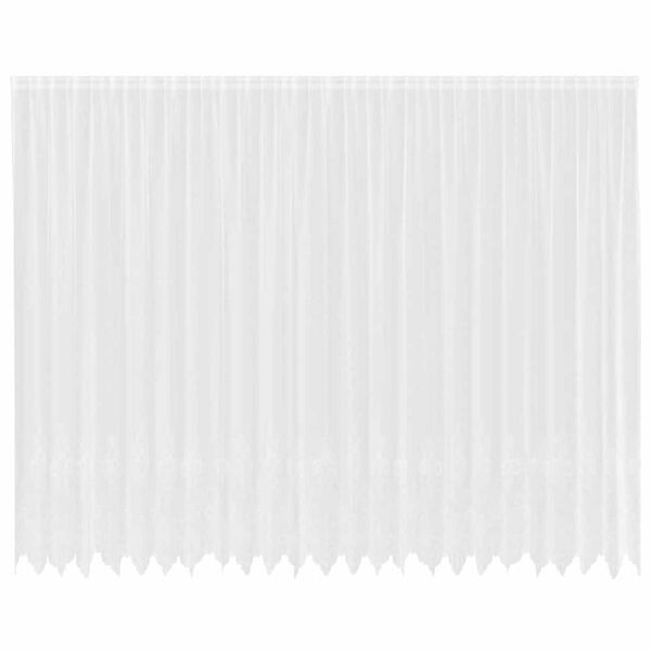 vidaXL Csipk&eacute;s F&uuml;gg&ouml;ny f&uuml;gg&ouml;ny&ouml;kkel Feh&eacute;r 280 x 600 cm Poli&eacute;szter