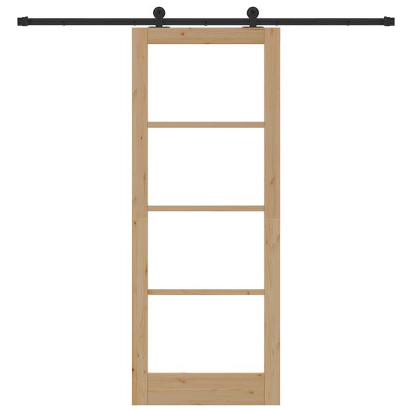 vidaXL Cs&uacute;sz&oacute; ajt&oacute; ORKDAL Term&eacute;szetes 83 x 211 cm