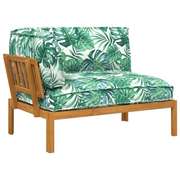 vidaXL Kanap&eacute; Szett Lev&eacute;l Lev&eacute;l mint&aacute;zat 133 x 92 x 69 cm T&ouml;m&ouml;r Ak&aacute;cfa