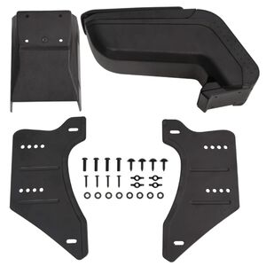 vidaXL aut&oacute; karfatart&oacute; univerz&aacute;lis fekete 14x30x(32-48,5) cm ABS