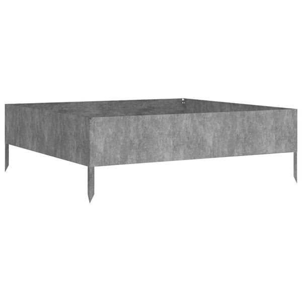 vidaXL corten ac&eacute;l kerti magas&aacute;gy&aacute;s 100x100x33,5 cm