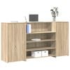 vidaXL recepci&oacute;s pult sonoma t&ouml;lgy 200x50x103,5 cm szerelt fa
