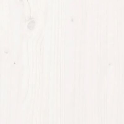 vidaXL fehér tömör fenyőfa tálalószekrény 100 x 40 x 75 cm