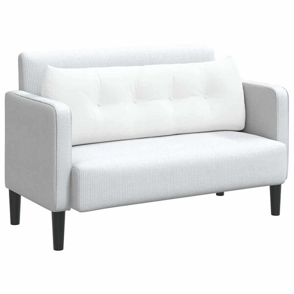 vidaXL H&aacute;tp&aacute;rna Feh&eacute;r 140 x 24 x 50 cm sz&ouml;vet