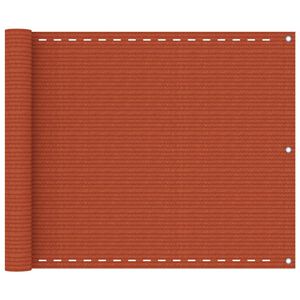 vidaXL narancss&aacute;rga HDPE erk&eacute;lytakar&oacute; 75 x 300 cm