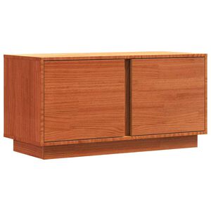 vidaXL TV szekr&eacute;ny Faggy&uacute; barna 80 x 35 x 40,5 cm T&ouml;m&ouml;r fenyőfa
