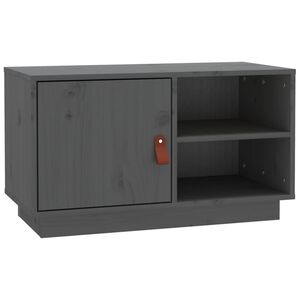 vidaXL sz&uuml;rke t&ouml;m&ouml;r fenyőfa TV-szekr&eacute;ny 70 x 34 x 40 cm