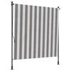 vidaXL K&uuml;lt&eacute;ri Rol&oacute;s &Aacute;rny&eacute;k Antracit &eacute;s Feh&eacute;r 100 x 270 cm