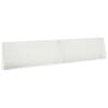 vidaXL T&aacute;mfal 2 db 100 x 12 x 50 cm Ac&eacute;l Feh&eacute;r