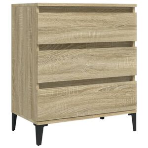 vidaXL sonoma t&ouml;lgy sz&iacute;nű szerelt fa t&aacute;lal&oacute;asztal 60 x 35 x 70 cm