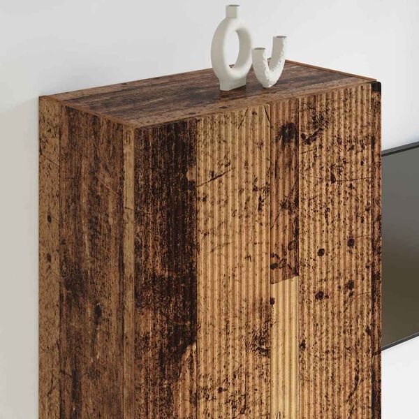 vidaXL TV Fali Szekr&eacute;ny &Ouml;reg fa 59,5 x 31 x 100 cm Faanyag