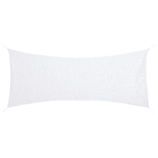 vidaXL feh&eacute;r kamufl&aacute;zsh&aacute;l&oacute; t&aacute;rol&oacute;zs&aacute;kkal 312x140 cm