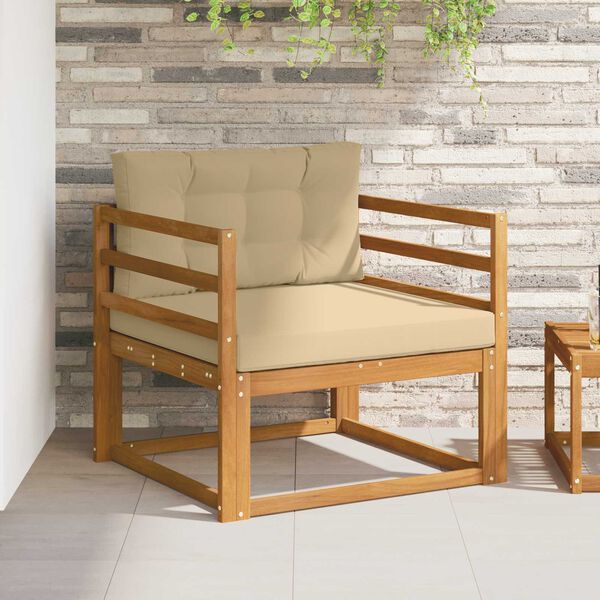 vidaXL K&uuml;lt&eacute;ri k&ouml;z&eacute;pső kanap&eacute; T&ouml;m&ouml;r Ak&aacute;cfa Term&eacute;szetes