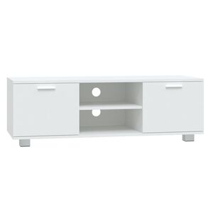 vidaXL feh&eacute;r szerelt fa TV-szekr&eacute;ny 120 x 40,5 x 35 cm