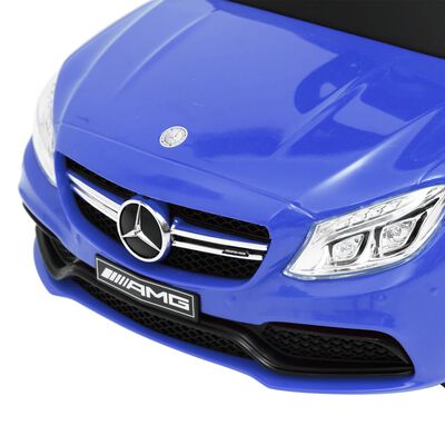 vidaXL kék Mercedes-Benz C63 tolható autó