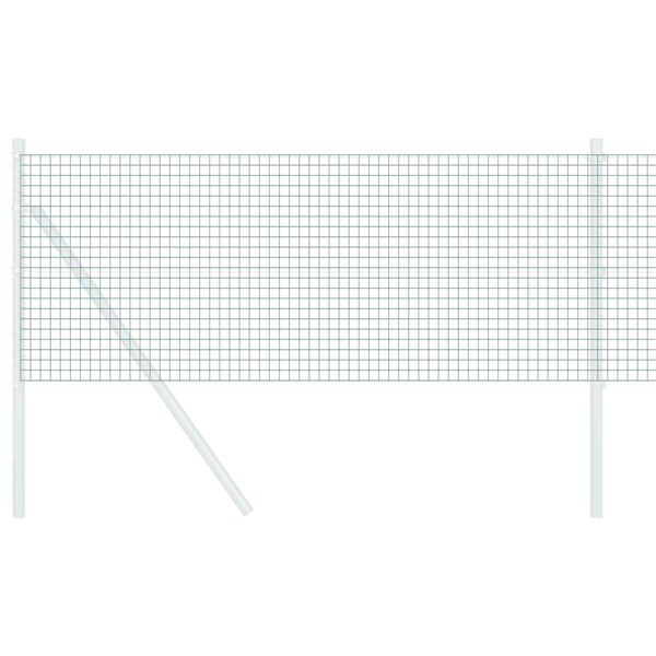 vidaXL Hegesztett Dr&oacute;th&aacute;l&oacute; Ker&iacute;t&eacute;s Z&ouml;ld 0.8 x 25 m