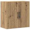 vidaXL Fali Szekr&eacute;ny 60 x 31,5 x 60 cm Szerelt Fa Artisan t&ouml;lgy