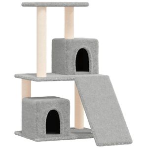 vidaXL vil&aacute;gossz&uuml;rke macskab&uacute;tor sziz&aacute;l kapar&oacute;f&aacute;kkal 82 cm