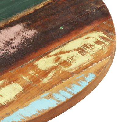 vidaXL kerek tömör újrahasznosított fa asztallap 50 cm 25-27 mm