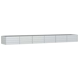 vidaXL ez&uuml;stsz&iacute;nű horganyzott ac&eacute;l kerti magas&aacute;gy&aacute;s 480 x 80 x 45 cm