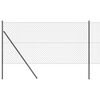 vidaXL L&aacute;ncssoros ker&iacute;t&eacute;s talajfix 10 x 1,4 m PVC-bevonatos ac&eacute;l H&aacute;l&oacute;