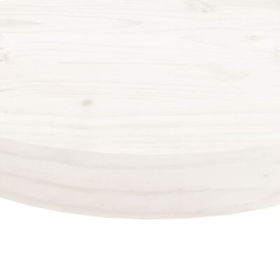 vidaXL fehér tömör fenyőfa kerek asztallap Ø30 x 3 cm